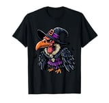 Scary Halloween Vulture Witch Hat Costume Spooky Season T-Shirt