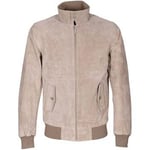 Blouson Harrington  Blouson en daim beige