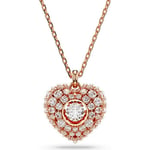 Collier Swarovski  Collier  Hyperbola coeur rosé