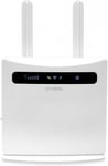 Routeur WiFi 4G LTE 300 Jusqu'à 150 Mbps 4G/300 Mbps WiFi 4 Ports RJ45 Fonctionne avec Tous Types de SIM Partage de Réseau Mobile Antennes Détachables Facile à Installer Blanc