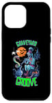 iPhone 14 Plus Funny Zombie Snake Charmer Graveyard Groove Halloween Case