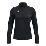 Under Armour Femme UA W's Challenger Midlayer, T-shirt femme à manches longues, T-shirt football au séchage rapide, T-shirt manche longue chaud et confortable.