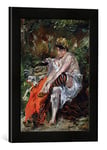 Kunst für Alle 'Encadré Image de Lovis Corinth After The Swim, 1906, dans Le Cadre de Haute qualité Photos Fait Main Impression Artistique, 30 x 40 cm Noir Mat