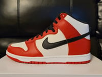 Nike Dunk High By You UK 9 EUR 44 University Red White Black DJ7023 991