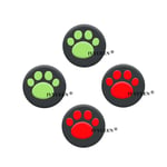 Manettes Analogique Patte De Chat En Silicone, 4 Pièces, Capuchons De Poignées Pour Manette De Jeu Playstation 5, Ps4, Ps5, Xbox One, Série X S 360