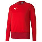 PUMA Men's teamGOAL 23 Training Sweat Pullover, Red-Chili Pepper, X-Large