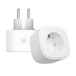 Meross Smart WiFi-plugg med Apple HomeKit - 2-pakning