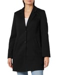 Vero Moda Vmverodonacallie Coat GA Boos Manteau, Noir, M Femme