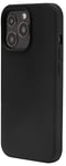 JT Berlin Liquid Silicone Thin Protective Case Compatible with Apple iPhone 13 Pro, Silicone Case [Wireless Charging Compatible, Soft Microfibre Lining, Steglitz] Model, Black, 10780