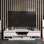 Aspatria TV Stand TV Unit Dropdown Cabinets and Shelves Multimedia Centre