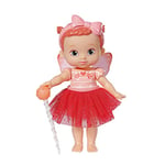 BABY born 4001167831823 Storybook Fairy Poppy Poppy-18cm Fluttering Wings-Includes Doll, Wand, Stand, Backdrop and Picture Booklet-Suitable for Children Aged 3+ years-831823