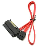 ® Sff-8482 Sas Vers Sata Cable Sas Disque Dur Connecté À La Carte Mère Sata Adaptateur Port De Port D'Alimentation Câble 15 Broches-Noir