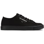 All Saints Mens Allsaints Underground Canvas Trainers - Black - Size UK 7