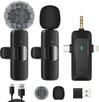 HMKCH Wireless Lavalier Microphone for iPhone - Android K11 