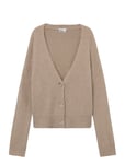 Once Untold Florie Brushed Cardigan Beige