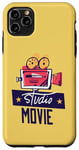 Coque pour iPhone 11 Pro Max Design cinéma créatif avec caméra vidéo pour les amateurs de films