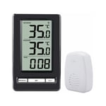 Thermomètre Intérieur et Extérieur, Thermomètre sans Fil Numérique avec Capteurs Sonde, hd Écran lcd Détecteur de Température, Mémoire de Min/Max,