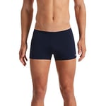 NIKE Mens Square Leg Swimming Trunks, Midnight Navy Blue, 36 EU