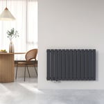 Heilmetz - Radiateur eau chaude en acier Design Vertical Radiateur chauffage central anthracite 63x100cm