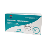 Andningsskydd, Klass FFP2 / KN95, vita, 50-pack