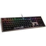 ducky ducky shine 7 pbt gaming clavier, mx-speed-silver, rgb led - gu noir