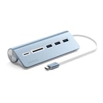 Satechi USB-C Aluminium USB 3.0 Hub & Card Reader - Blå