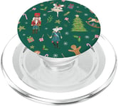 Xmas Nutcracker Ballet Girl & Rat King Cute Christmas Theme PopSockets PopGrip for MagSafe