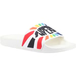 Superga Slide Synthetic WoMens White/Multicolour Sandals - Size UK 5