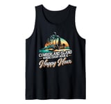 Cumberland Island Summer Vacation Beach Palm Tree Island Tank Top