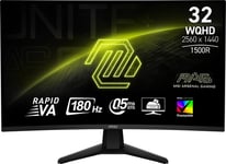 MSI MAG 32CQ6F / 32" / VA / 2560 x 1440 / 180 Hz / 0.5ms / 2xHDMI,DP / Adaptive-Sync