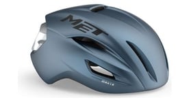 Casque route unisexe met manta mips silver bleu