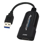 Boîtier D'enregistrement Et Diffusion En Streaming En Direct, Carte D'acquisition Usb 2.0 Vers Hdmi, Pour Jeux Vidéo En Direct, Caméscope Dvd, Ps4