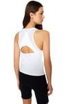 Trendyol Women Regular fit Basic Halterneck Knit Singlet,White,M