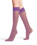 FALKE Women's Pure Matt 50 DEN W KH Semi-Opaque Plain 1 Pair Knee-High Socks, Purple (Pink Iris 8943) new - eco-friendly, 5.5-8