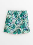 Tu Green Jungle Print Swim Shorts 1.5-2 years Multi Coloured Years male