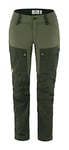 FJALLRAVEN 89852S-662-625 Keb Trousers Curved W Short Pants Women's Deep Forest-laurel Green Size 40