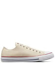 Converse Ox Trainers - Off White, Off White, Size 10, Women