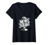 Womens Anchorman Squad Journalist News - Broadcast Anchorman V-Neck T-Shirt