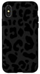 iPhone X/XS Black And White Cheetah Leopard Print Phone Case Cute Animal Case