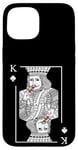 iPhone 15 Poker Player Design for a casino party - King with Cigar Case