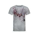 The Walking Dead Official Mens Daryl Dixon Handprint T-Shirt