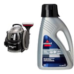 BISSELL SpotClean Pro | Powerful Spot Cleaner for Carpets & Upholstery | 1558E & Wash & Remove Pro Total Formula | For Use With All Leading Upright Carpet Cleaners | 2212E, 1.5 Litre