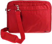 Navitech Red Laptop Bag For ASUS Chromebook C425 14"