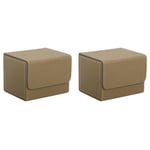 2X Card Box Side-Loading Card Box Deck Case for  Yugioh Card Binder Holder1266