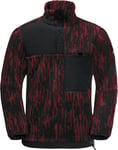 Jack Wolfskin Mens 365 Fearless Snap Jaquard Pullover