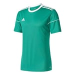 Adidas Men's SQUAD 17 JSY SS T-Shirt, Bold Green/White, XS