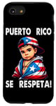 iPhone SE (2020) / 7 / 8 Puerto Rico Se Respeta Boricua Flag Boy Pride Love Case