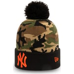 Bonnet New-Era  CAMO CROWN CUFF KNIT NEW YORK YANKEE