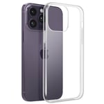 Avizar Case Silicone for iPhone 14 Pro Max, Pureflex series, Transparent