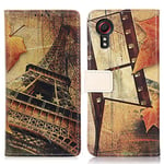 Hülle® 3D Relief Patterns Flip Wallet Case Compatible for Samsung Galaxy Xcover 5 (Pattern 2)